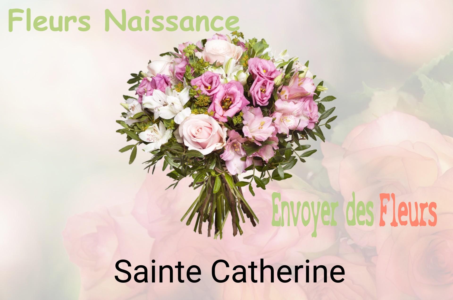Bouquet de fleurs de naissance livré à Sainte-Catherine