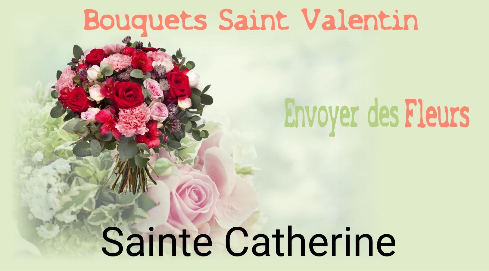 Roses de Saint-Valentin livrées à Sainte-Catherine